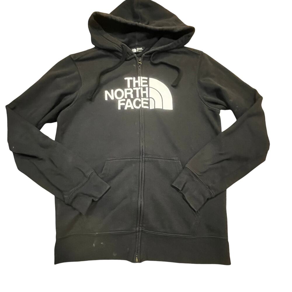 The‎ North Face Mens Small Full Zip Hoodie Black Outdoor Casual Jacket